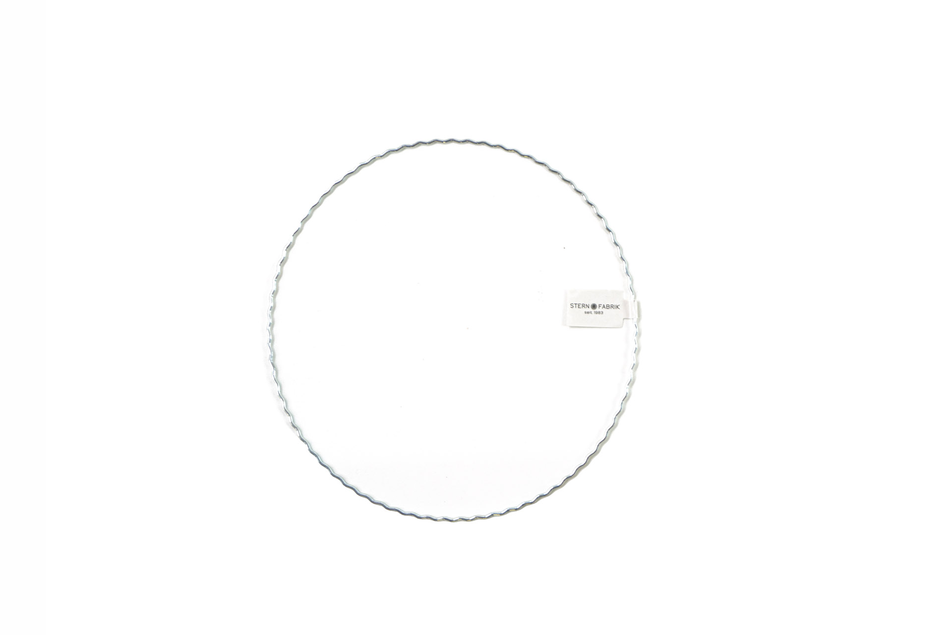 Wellenring, 20cm, silber