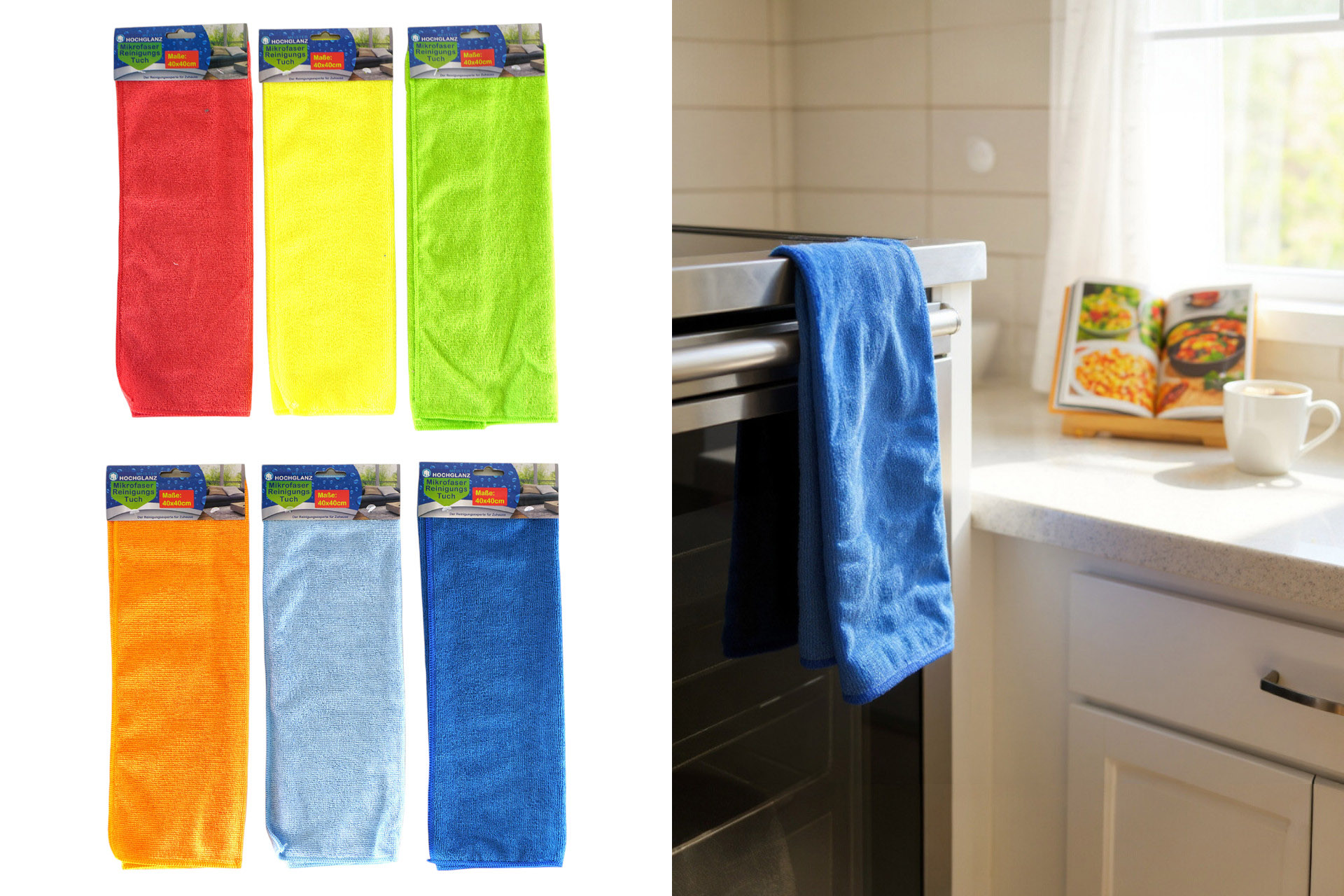 Mikrofaser Universaltuch 40x40cm