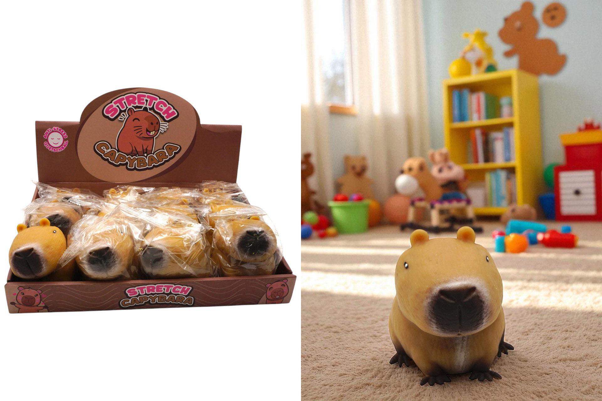 Stretch Sensorik Spielzeug "Capybara", 110g