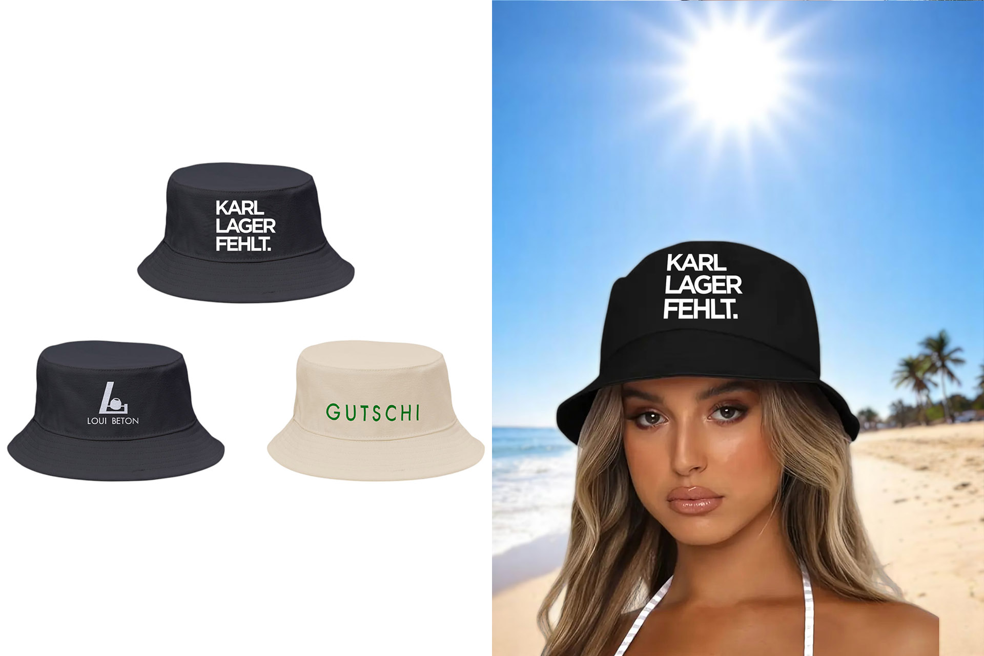 Fischerhut "Talahon", 3 Designs, 2 Farben