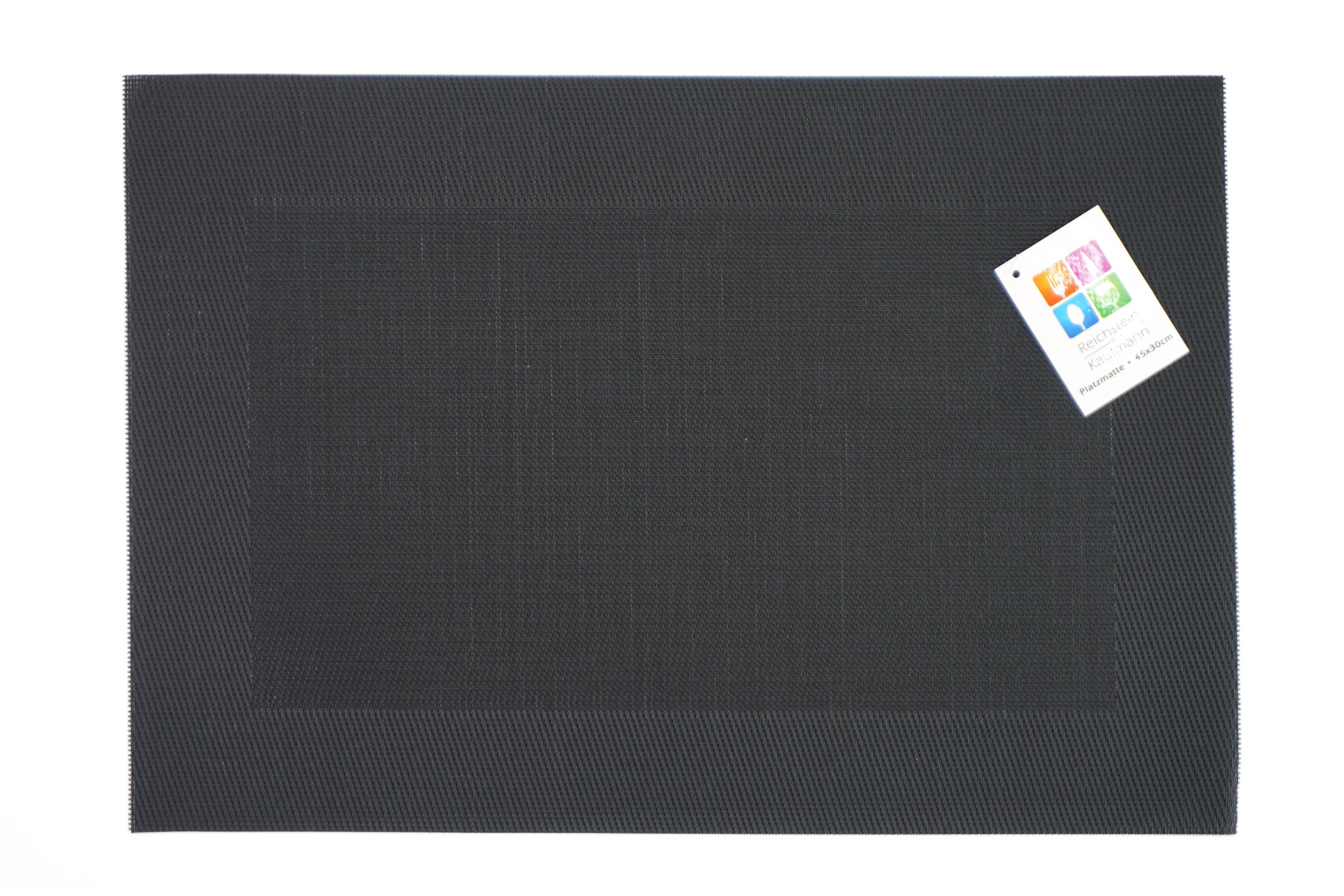 Platzset "Hampton" 45x30cm PVC, schwarz