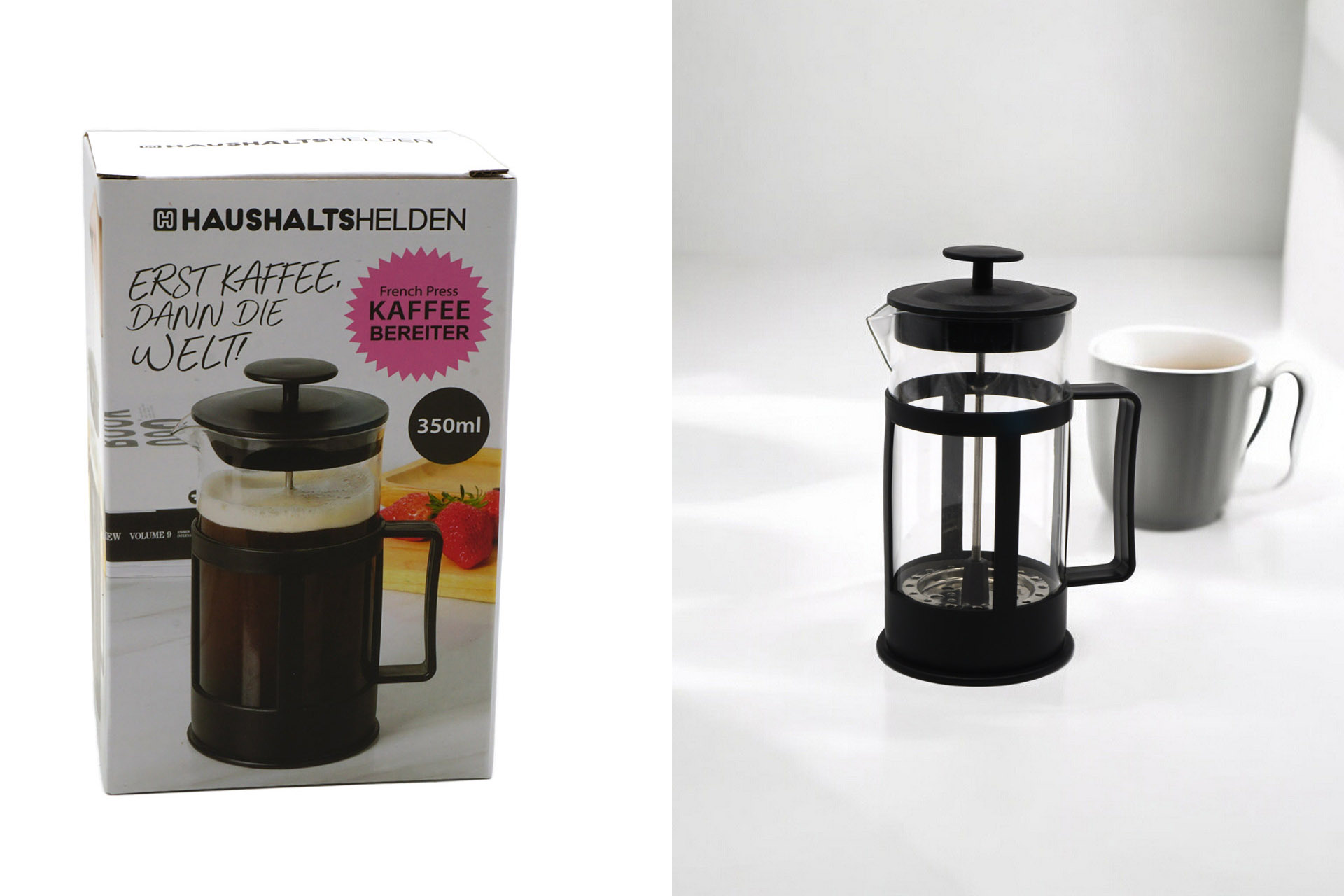 Kaffeemaker "French Press", 10x8x15,5cm, 350ml