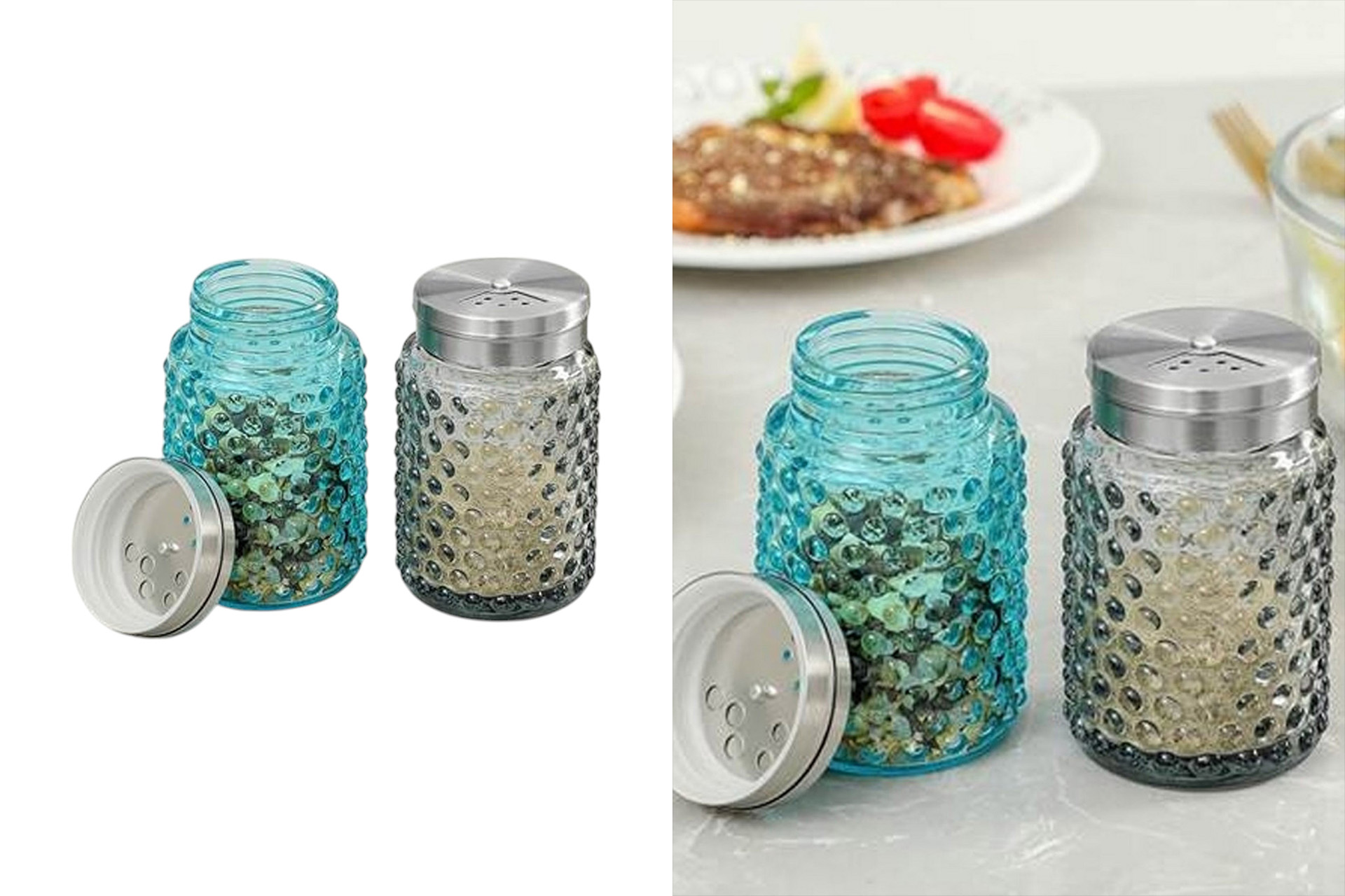 Gewürzstreuer Glas Kristallglas, 140ml, transparent